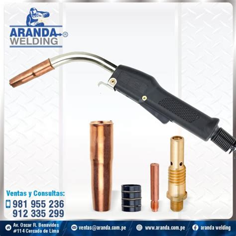 ACCESORIOS ANTORCHA MIG TIPO TWECO 400 ARANDA WELDING Premium