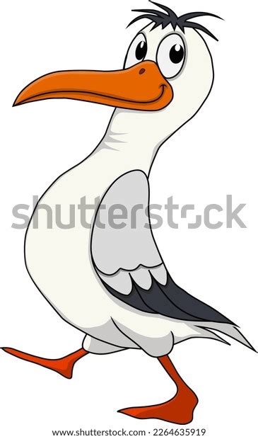 Action Funny Seagull Stock Vector Royalty Free 2264635919 Shutterstock