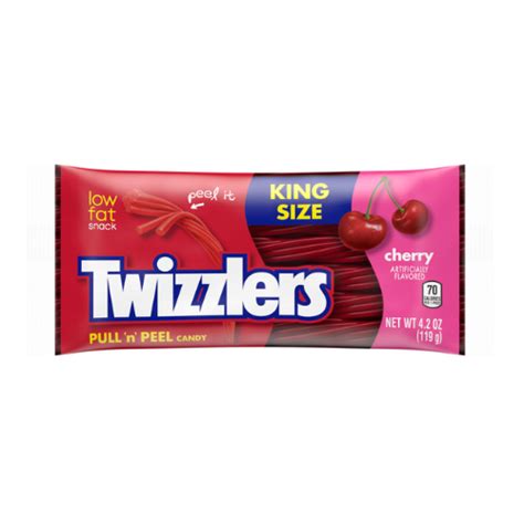 Twizzlers Cherry Pull And Peel Kingsize 42oz 3d Candy Co