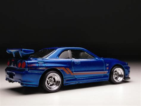 Nissan Skyline Gt R R Hot Wheels Custom Real Rubber Tires Etsy Nissan Skyline Nissan