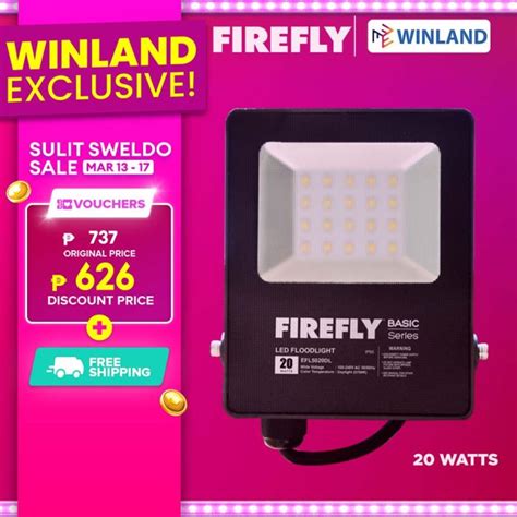 Firefly By Winland Pro Floodlight W Basic Series Outdoor Firefly By