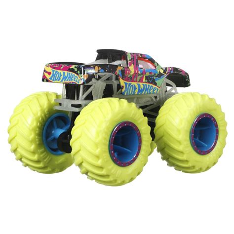 Monster Trucks Hot Wheels Glow In The Dark Podium Crasher Hcb Toyzz Shop