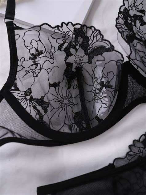 Erotic See Through Lingerie Set Free Shipping