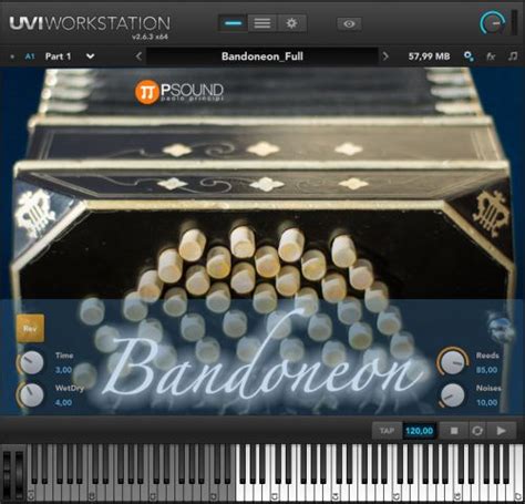 Bandoneon by PSound - Bandoneon Plugin VST VST3 Audio Unit AAX