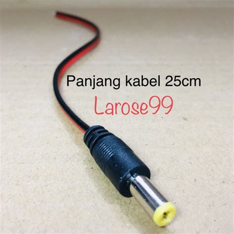 jual kabel jack dc cowok buntung kabel jack adaptor cowok shopee