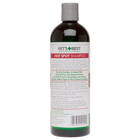 Vet S Best Hot Spot Shampoo Oz Naturally For Pets