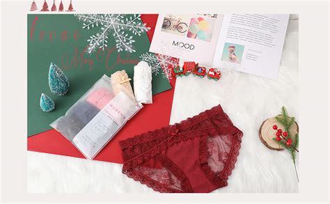 Levao Women Lace Underwear Sexy Breathable Hipster Panties Stretch Seamless Bikini Briefs Pack