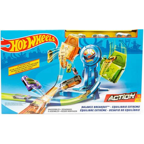 สนคาขายด Hot Wheels Balance Breakout Play Set ราง รถแขง ฮอตวล FRH ของเลน โมเดล