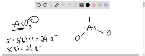 SOLVED: Question 7) How many electron domains does AsO3- have? What are ...