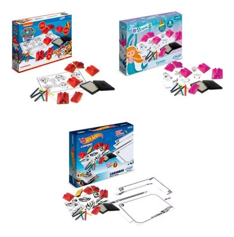 Carimbo Hot Wheels Patrulha Canina Sereia C Giz De Cera Frete grátis