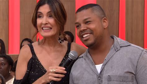 Homem se assume gay ao vivo no Encontro e resposta de Fátima foi incrível Mulher