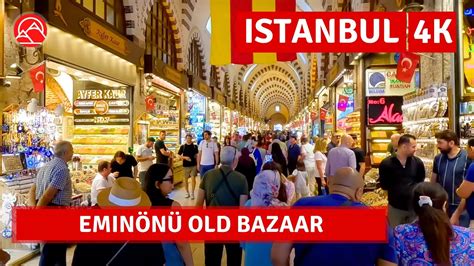 Eminönü Old Bazaar Best Place To Shop In Istanbul 2023 Walking Tour 4k