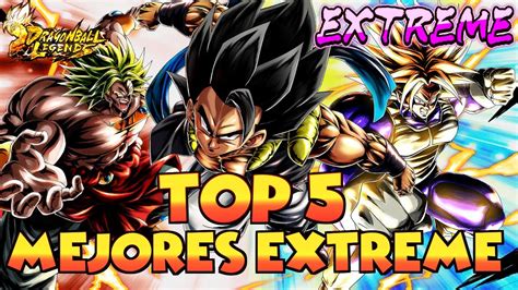 Dragon Ball Legends Top 5 Mejores Extreme Youtube