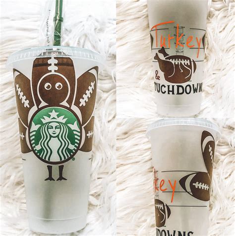 Thanksgiving Turquie Starbucks Cup Personnalisé Etsy