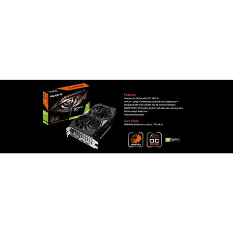 Gigabyte GeForce GTX 1660Ti OC Graphics Card (GV-N166TOC-6GD) | 6GB ...