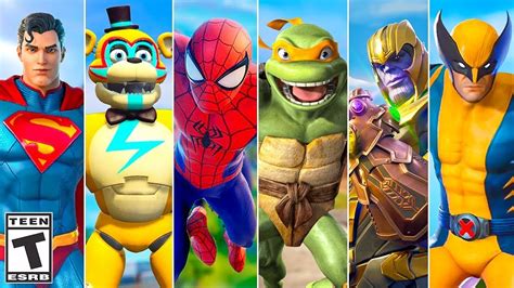 Fortnite Alle Ltm Und Collabo Trailer 2017 2023 Youtube