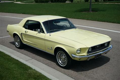 1968 Ford Mustang Sprint A 21189 Miles Meadowlark Yellow Coupe 289 V8