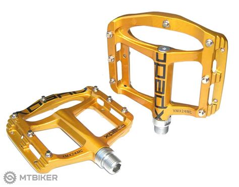 Xpedo Spry platformové pedále, zlatá - MTBIKER Shop