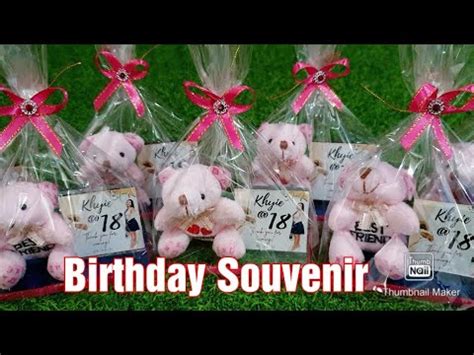 Th Birthday Souvenir Beautiful And Unique Party Ideas Youtube