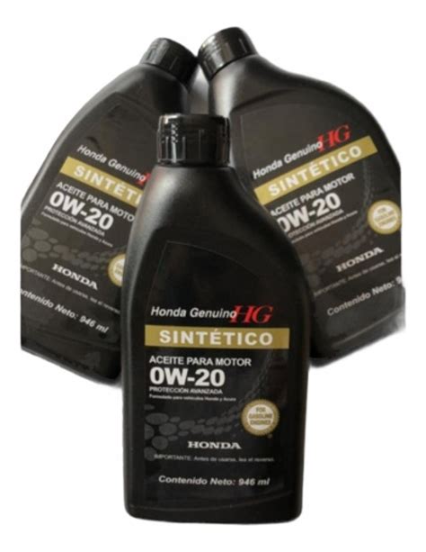 Aceite Y Filtro Honda Original Sintético 0w20 5 Litros AFINATUAUTO