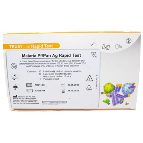 Malaria Pf Pan Ag Rapid Test Rapid Test Products Athenese Dx