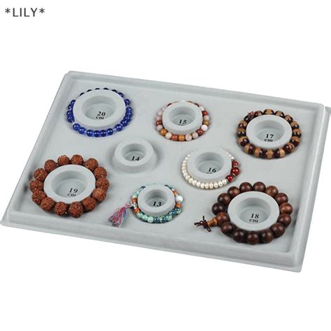 Lily Flocked Bead Board For Bracelet Necklace Tray Beading Measuring
