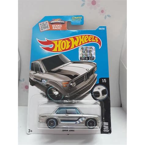 Jual HOT WHEELS FACTORY SEALED 2016 ZAMAC BMW 2002 Shopee Indonesia