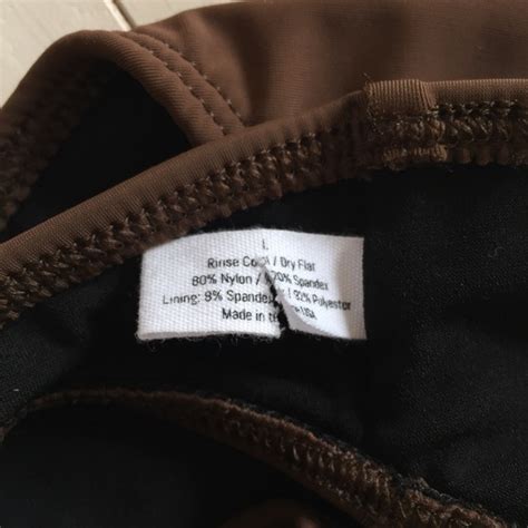 Nu Swim Swim Nu Swim Low Low Bottom Bikini Brown Sz Large New Poshmark