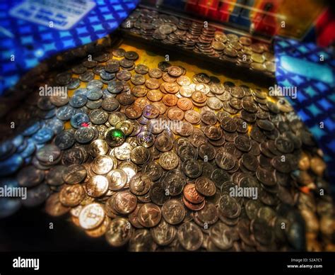 arcade coin game stock photo alamy
