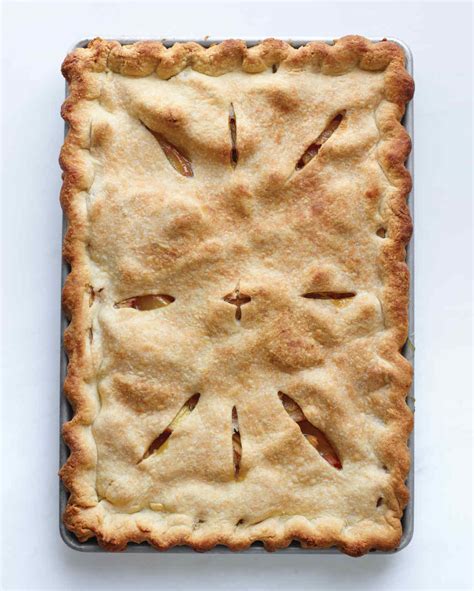 Peach Slab Pie Recipe Martha Stewart