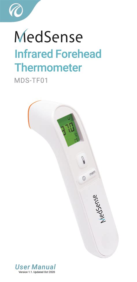 Andatech - MedSense TF01 Infrared Forehead Thermometer User Manual ...