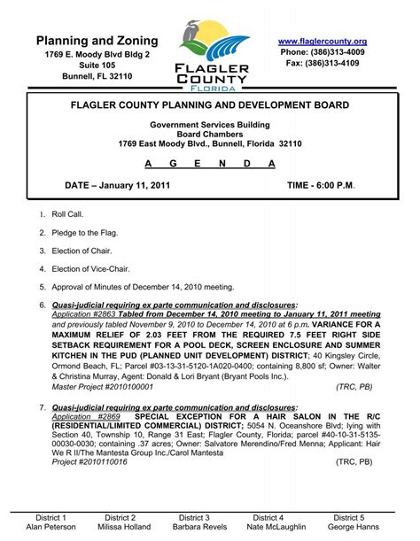 Planning and Zoning - Flagler County