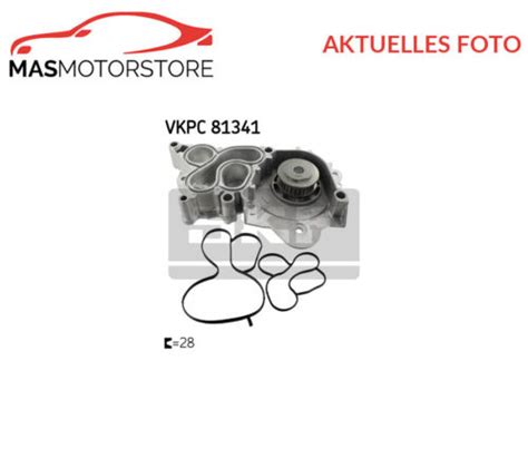 MOTOR KÜHLWASSERPUMPE WASSERPUMPE SKF VKPC 81341 G FÜR SKODA OCTAVIA ...