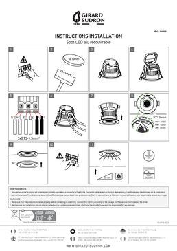 Telechargement documentation complémentaire Spot BBC LED D87 mm H64