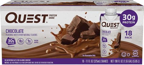 Quest Nutrition Ready To Drink Chocolate Protein Shake 30g Protein 4g Net Carbs