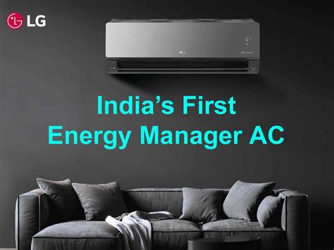 LG Electronics launches India's first 'Energy Manager' AC to help ...