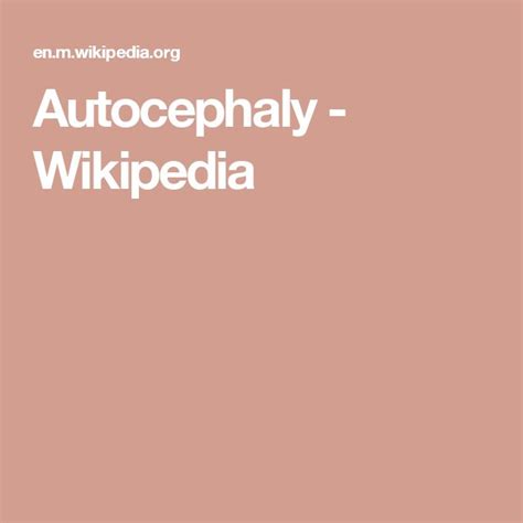 Autocephaly - Wikipedia | Wikipedia, Lockscreen