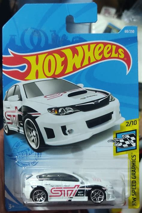 Ba Subaru Wrx Sti Hot Wheels Blister