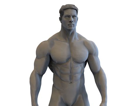 3d Male Bodybuilder 3d Model 3d Printable Cgtrader