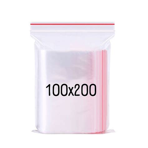 Купить Zip lock пакеты зиплок 100x200 мм 100 шт пакеты с зип застежкой ...