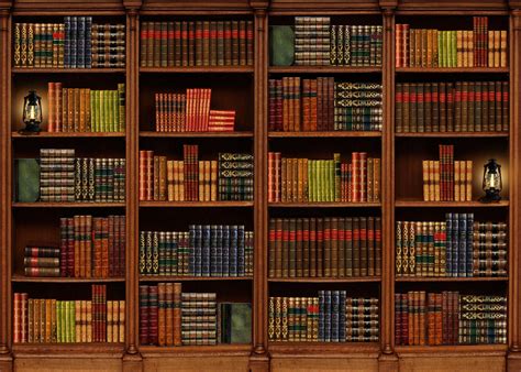 Bookshelf Background Photography