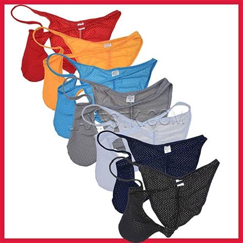 Sexy Men Underwear Breathing Hole Bikinis Breathable Nylon Briefs Men Pouch Bikini Low Waist Men