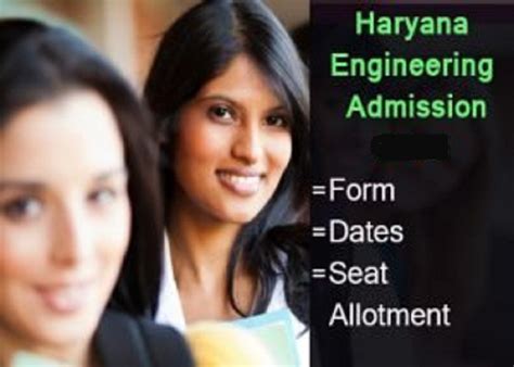 Haryana Btech Admission 2025 Counselling Form Dates Seat Allotment