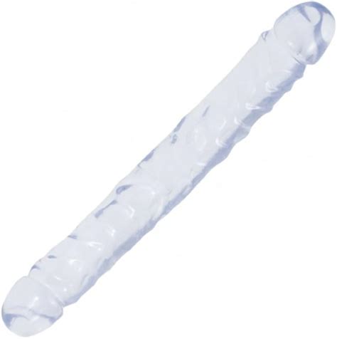 Doc Johnson Crystal Jellies Jr Double Dong 12 Inch Double Sided Dildo Clear Amazon Ca