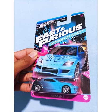 Hot Wheels Fast Furious Mazda Rx Women Of Fast Shopee Malaysia