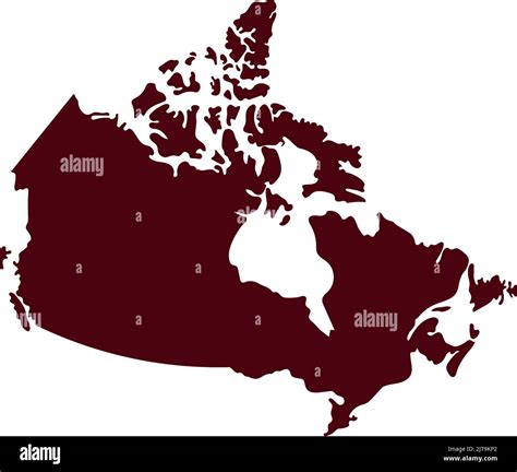 Map Of Canada Stock Vector Image Art Alamy