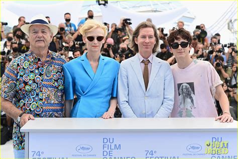 Timothee Chalamet Tilda Swinton Keep Cannes Promo Going At French