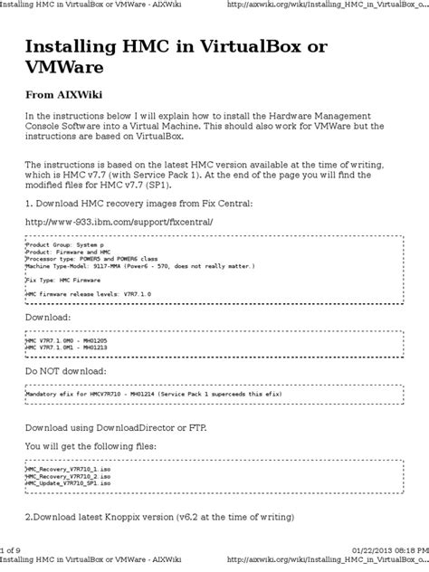 HMC Configuration | PDF | Virtual Machine | Secure Shell