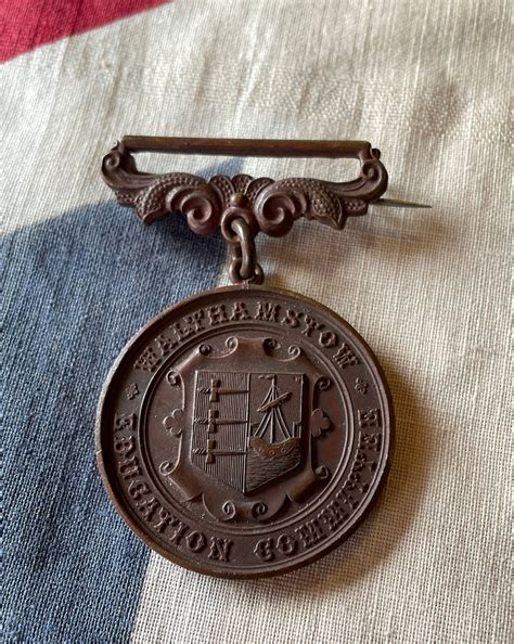 A Walthamstow Education Committee' Medal Fob Awarded to W. Wescome For