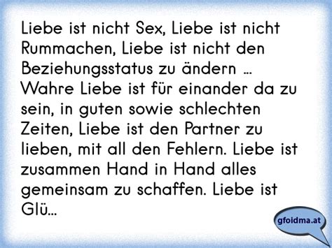 Liebe Ist Nicht Sex Liebe Ist Nicht Rummachen Liebe Ist Nicht Den Beziehungsstatus Zu Ndern